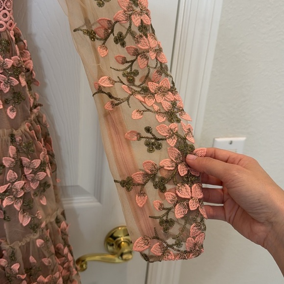 NWT Bronx and Banco Megan Rose Embroidered Mini Dress Size Small - Picture 8 of 16